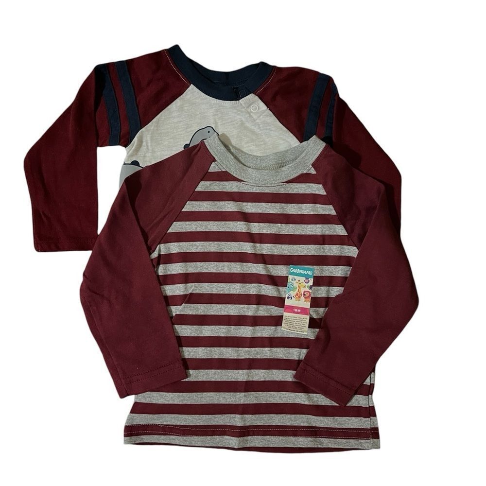 NWT Boys Long Sleeve Shirt 18 months 18M Lot of 2